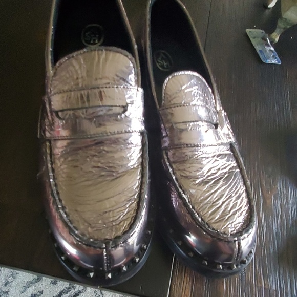 Ash Pewter loafers with stud design 8.5 - Picture 3 of 7